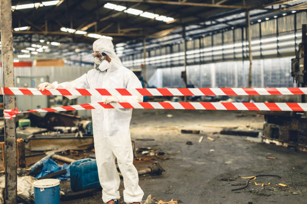 Professional Unattended Death Cleanup technician working in Quincy, OH